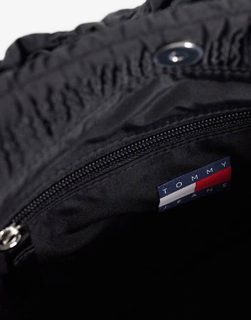 Tommy Jeans large city tote in black, 3 of 4