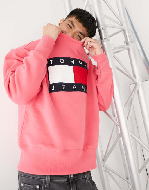 Tommy jeans sales pink jumper