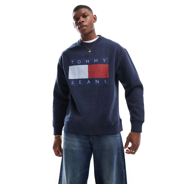 Tommy Jeans Tommy Hilfiger Herren Pullover Xxl Tommy Jeans Large