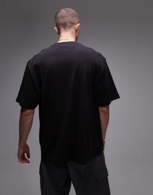 Tommy Jeans large font graphic t-shirt in black