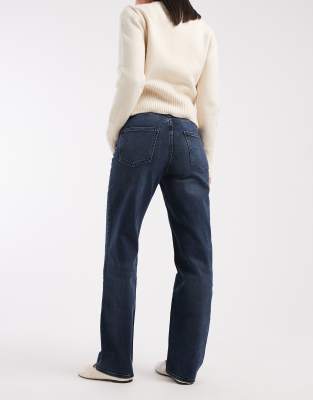 Tommy Jeans Layla High Rise Slim Straight Jeans In Blue