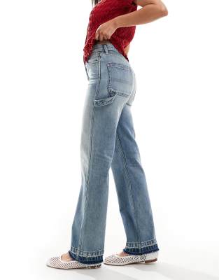 Tommy Jeans Layla High Rise Slim Straight Leg Jeans In Blue