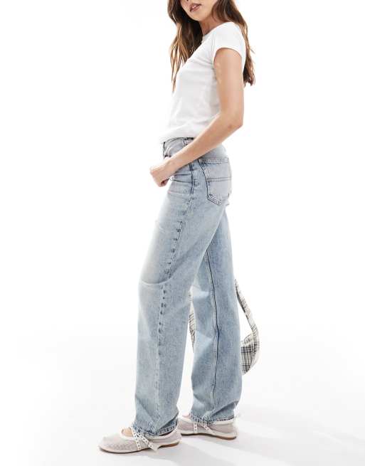 Tommy Jeans - Layla - Jean slim coupe droite - Bleu clair délavé , 2 de 5