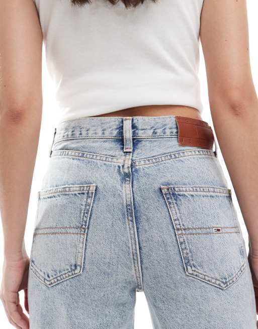 Tommy Jeans - Layla - Jean slim coupe droite - Bleu clair délavé , 4 de 5