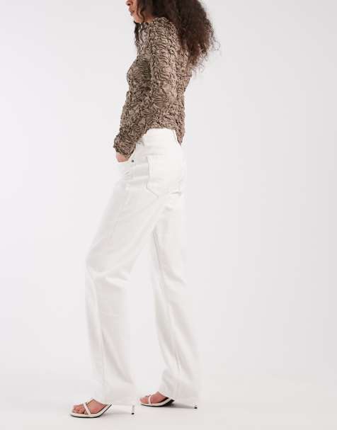 Jeans Blanc Femme Skinny Taille 6 - Marque Quba - Occasion Très Bon état