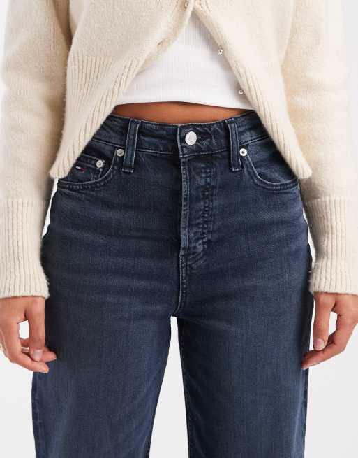 Tommy Jeans - Layla - Jeans dritti slim a vita alta lavaggio blu scuro , 5 di 5