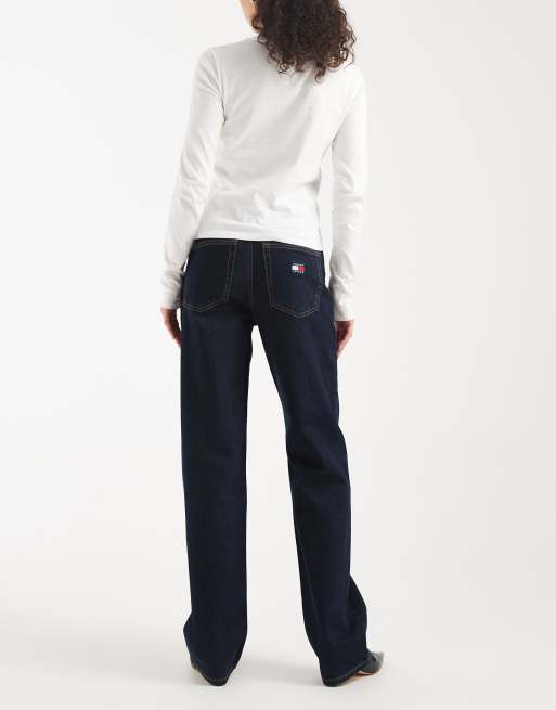 Tommy Jeans - Layla - Jeans dritti slim a vita alta lavaggio blu scuro, 2 di 5
