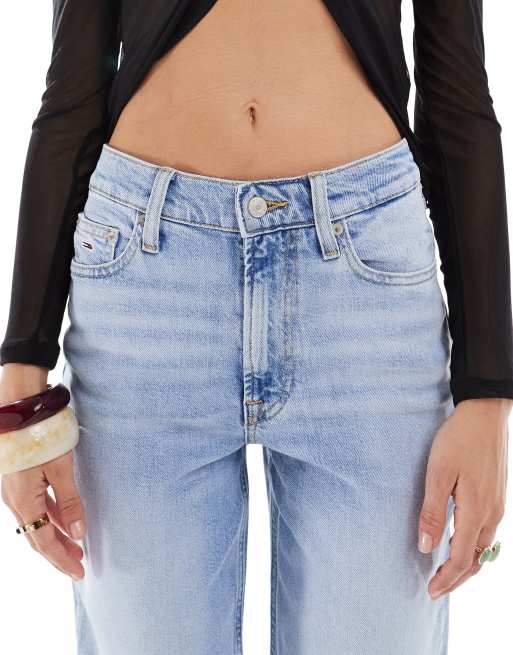 Tommy Jeans - Layla - Smalle jeans med lige ben i lys vask , 5 af 5