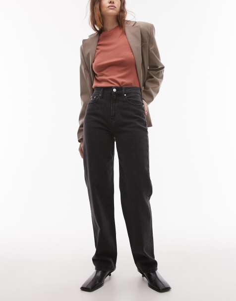 Tommy Jeans - Layla - Smalle rechte jeans in zwart met wassing - view 1