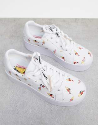 tommy jeans icon flatform sneaker