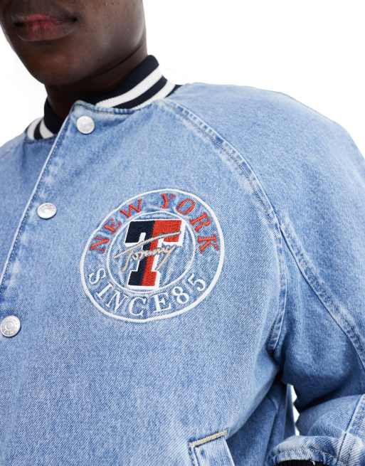 Tommy Jeans – Letterman – Jasnoniebieska kurtka jeansowa, 2 z 4