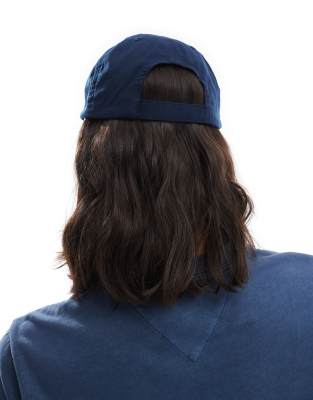 Tommy Jeans Linear Logo Cap In Navy