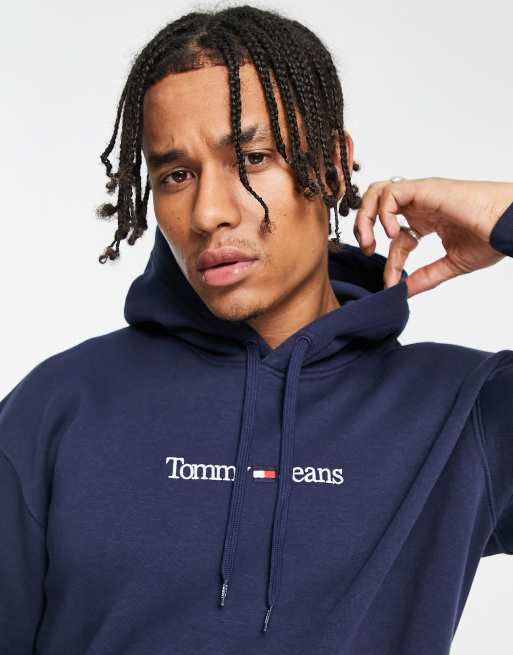 Tommy Jeans USA logo sweatshirt in blue