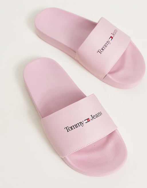 Pink best sale tommy sliders