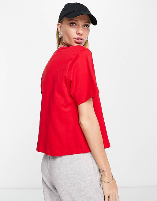 ASOS | in crop red logo Jeans t-shirt Tommy