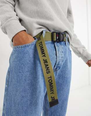 tommy jeans logo belt