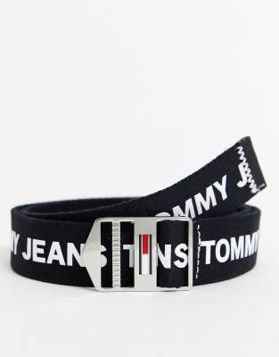 tommy jeans logo belt