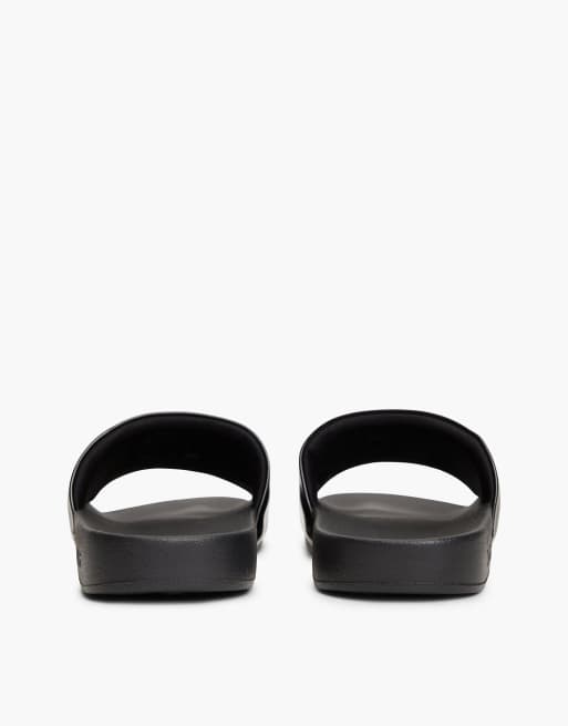 Tommy Jeans Logo Lack-Slides in Schwarz, 4 von 7