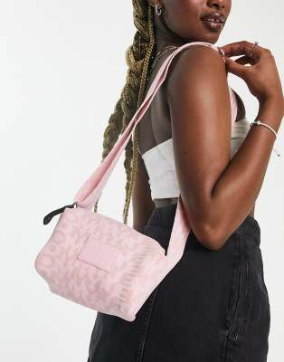 Tommy Jeans logo mandia crossbody bag in light pink