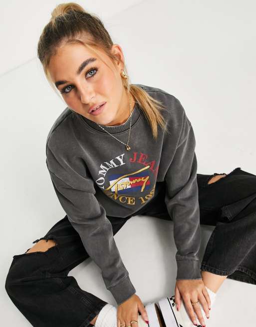 Asos tommy best sale jeans sweatshirt