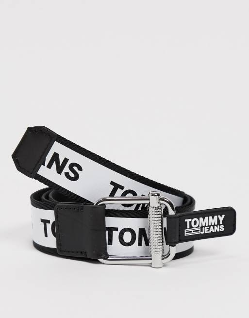 Tommy jeans logo clearance belt