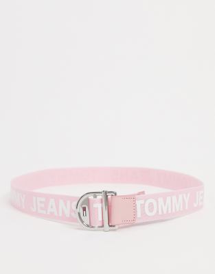 tommy hilfiger pink belt