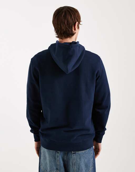 Tommy Jeans logo terry hoodie in navy, 3 of 5