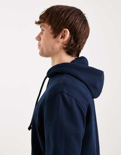 Tommy Jeans logo terry hoodie in navy, 4 of 5