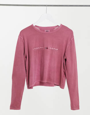 tommy jeans long sleeve top