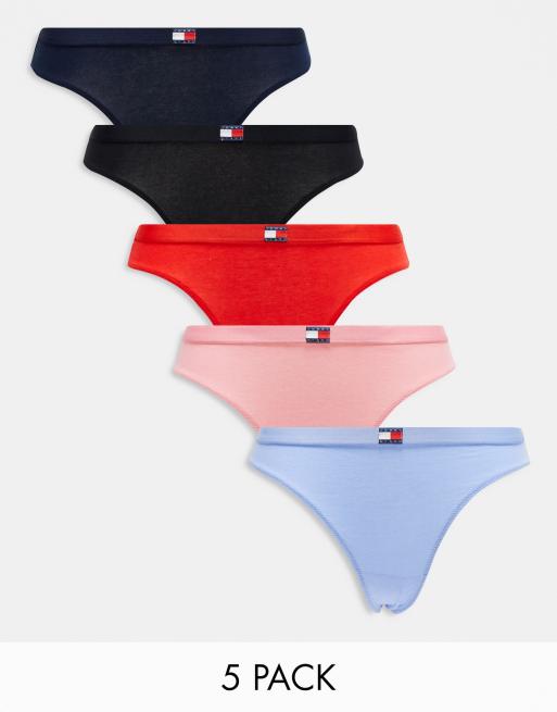 Tommy Jeans - Lot de 5 strings - Multicolore