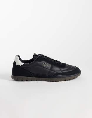 Tommy Jeans Lowlo Real Premium Leather Sneakers In Multi