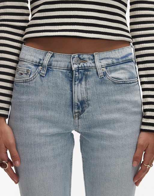 Tommy Jeans - Maddie - Jean bootcut évasé à taille mi-haute - Délavage ultra clair, 4 de 5