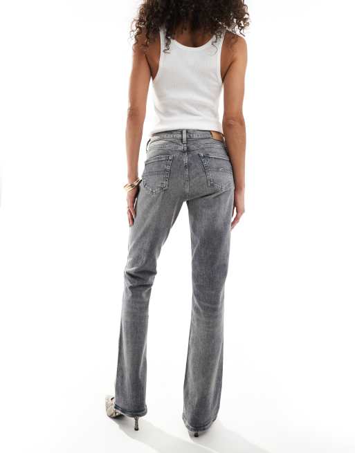 Tommy Jeans - Maddie - Jean bootcut évasé à taille mi-haute - Noir délavé, 2 de 5