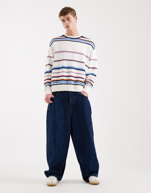 Tommy Jeans - Maglione crema a righe anni '90, 2 di 5