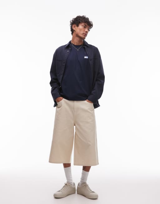 Tommy Jeans – Marinblå t-shirt i oversize med logga baktill, 3 av 4