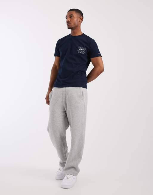 Tommy Jeans – Marinblå t-shirt med flagglogga baktill, 5 av 5