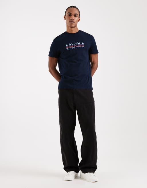 Tommy Jeans – Marinblå t-shirt med grafisk 1985-boxlogga, 2 av 5