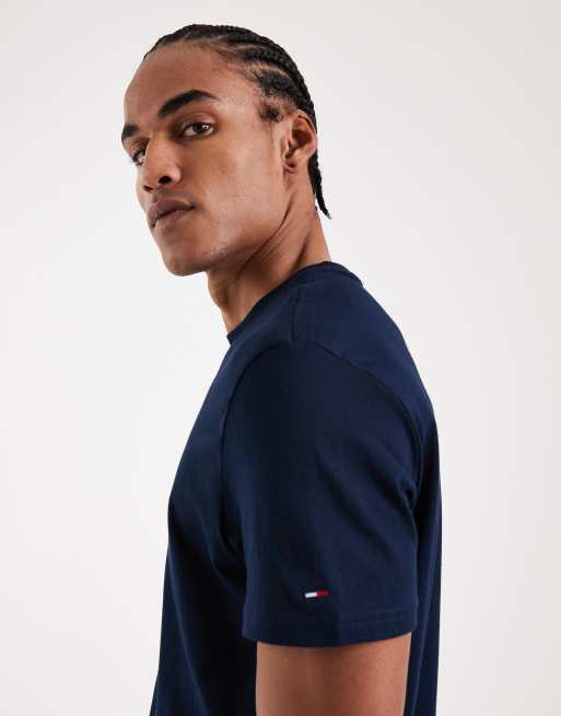 Tommy Jeans – Marinblå t-shirt med grafisk 1985-boxlogga, 4 av 5