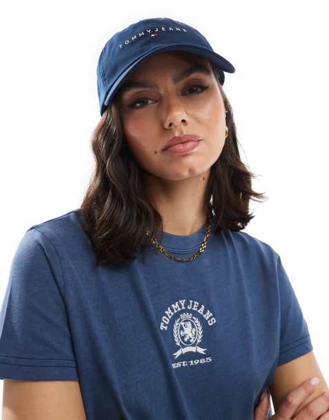 Tommy Jeans - Marineblå kasket med lineært logo - view 1