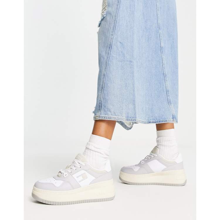 Tommy Jeans canvas logo flatform trainers, ASOS