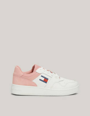 Tommy Jeans - Mehrfarbige Basketball-Sneaker-Rosa