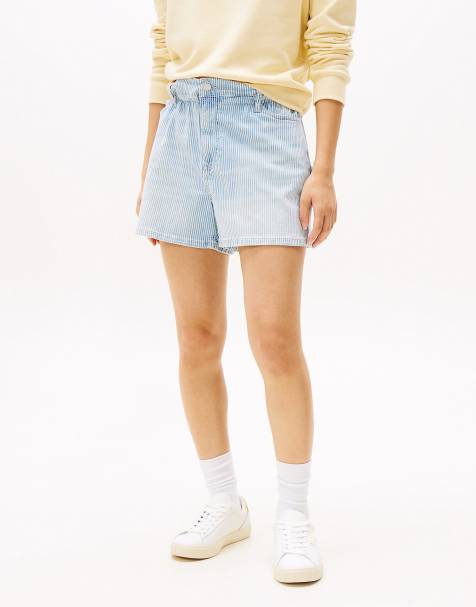Tommy Jeans – Mehrfarbige Shorts mit Paperbag-Bund - view 1