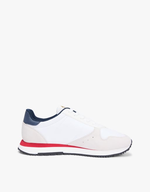 Tommy Jeans – Mehrfarbige Sneakers mit Strukturmix und leicht geriffeltem Profil