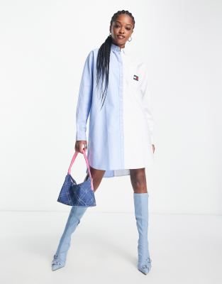 Jeanskleid Damen Oversize - Bequemes Sommerkleid Für Mollige Frauen