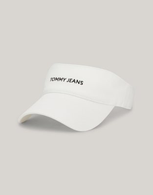 Tommy Jeans Mesh Panel Visor in White