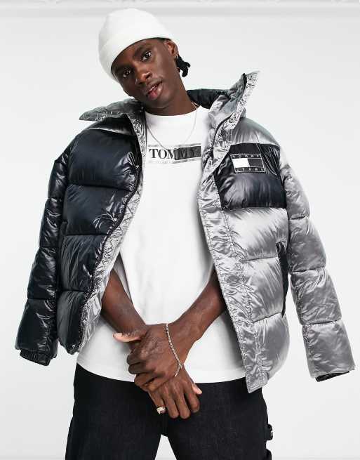 Metallic Puffer Jacket