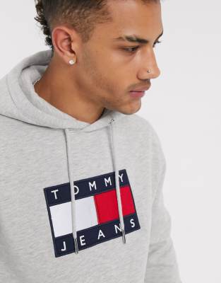 tommy jeans metallic hoodie