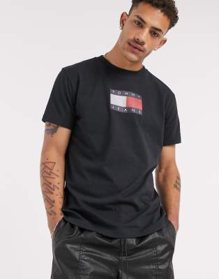 tommy jeans black t shirt