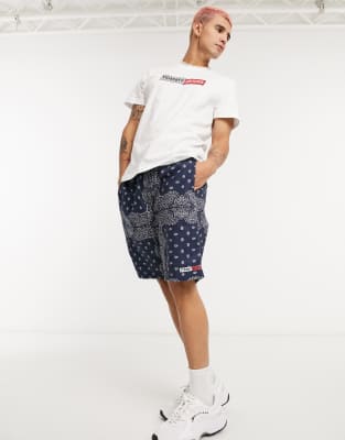 tommy jeans metallic logo t shirt