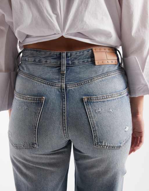 Tommy Jeans - Mia - Afslappede blå jeans med lige pasform og mellemhøj talje, 5 af 5